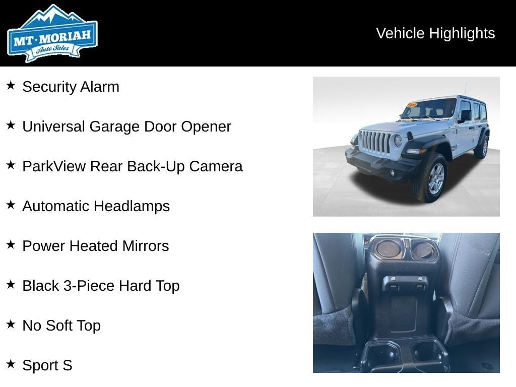 2021 Jeep Wrangler Unlimited Sport S
