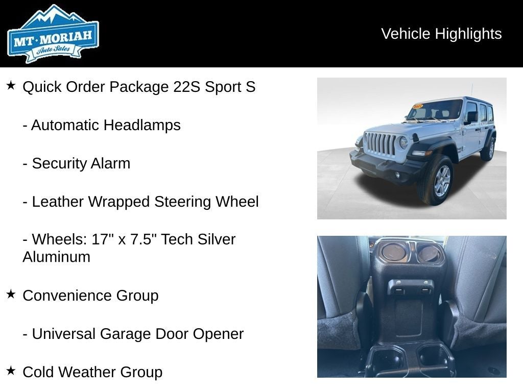 2021 Jeep Wrangler Unlimited Sport S