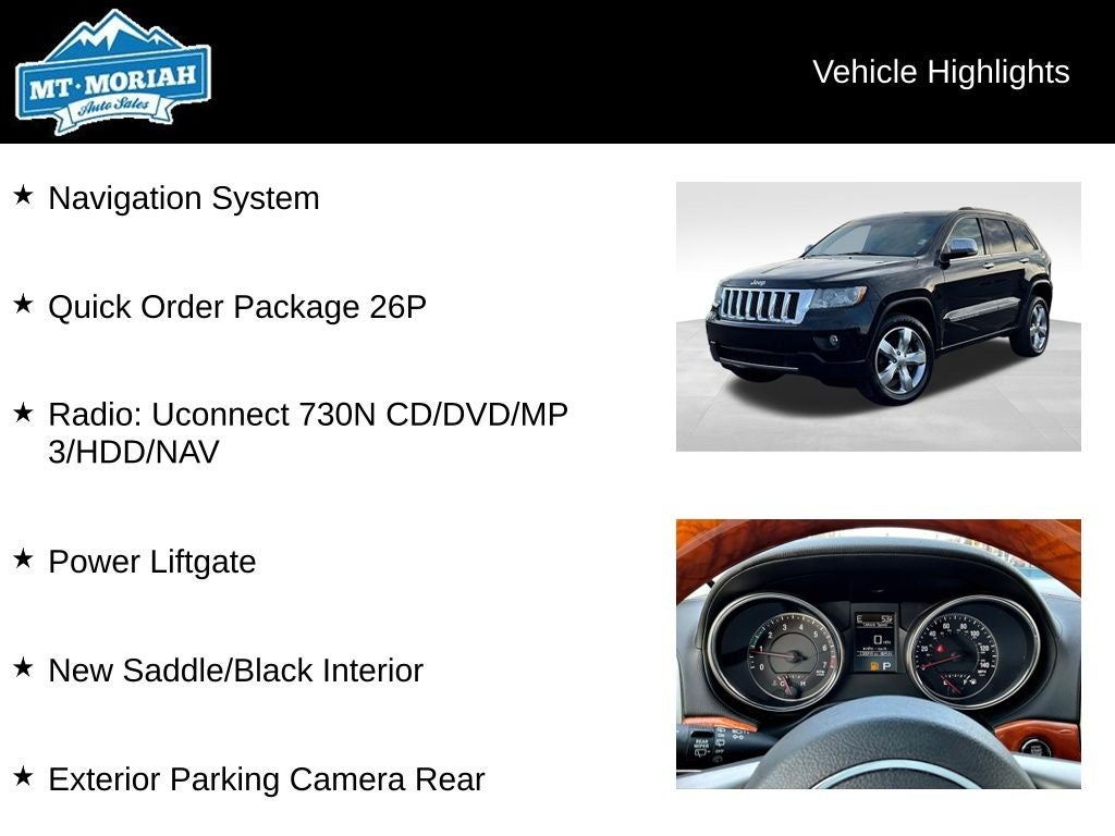 2013 Jeep Grand Cherokee Overland