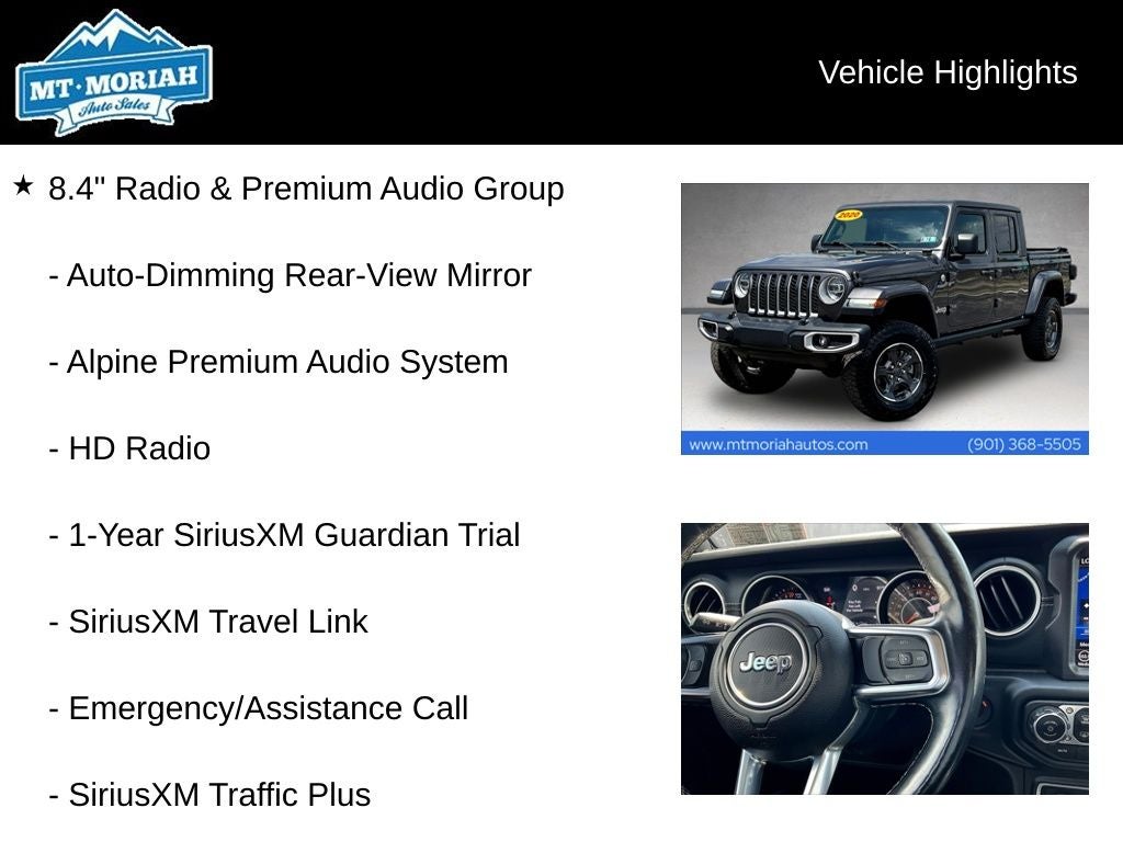 2020 Jeep Gladiator Overland