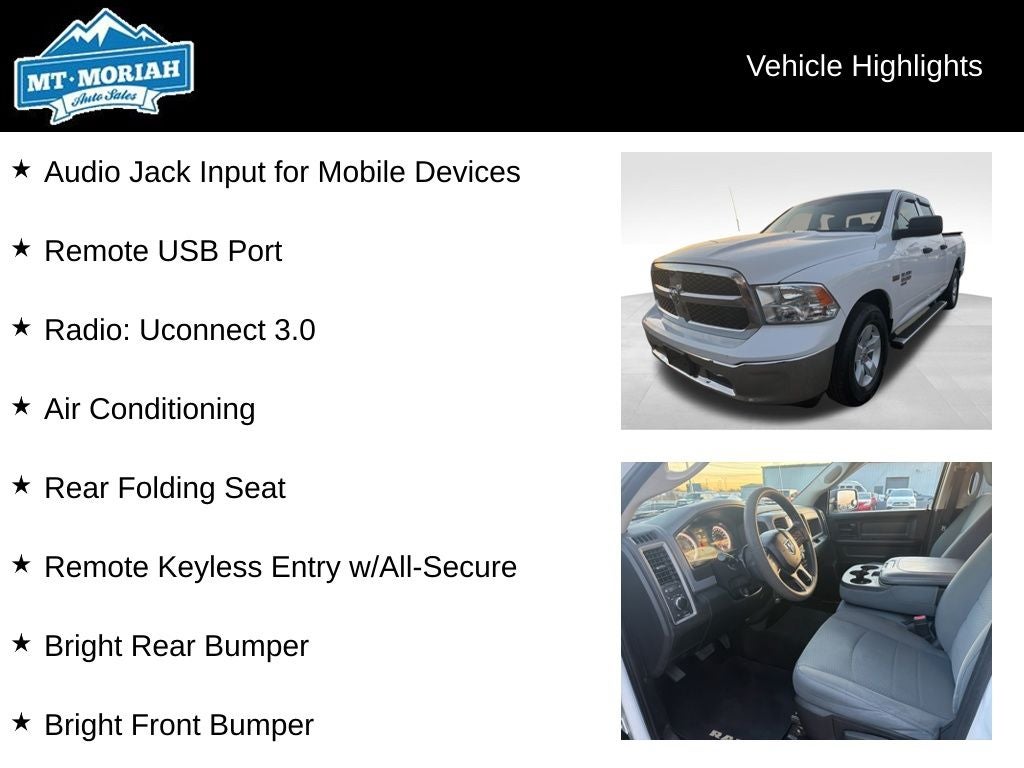 2019 RAM 1500 Classic Tradesman