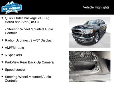 2019 RAM 1500 Big Horn/Lone Star