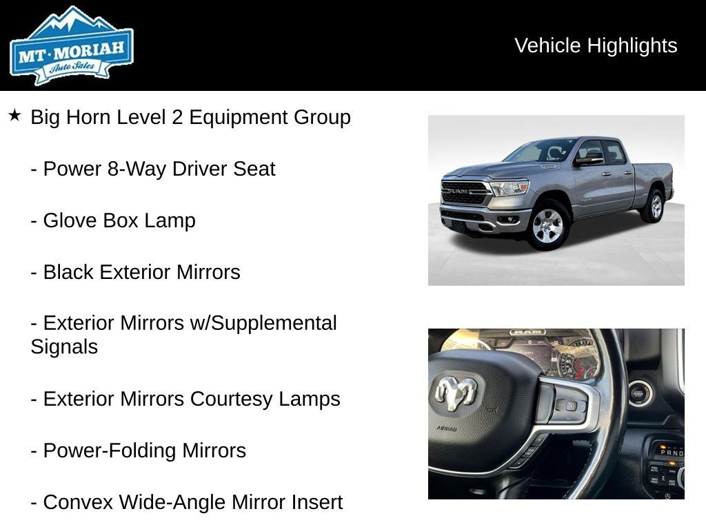 2022 RAM 1500 Big Horn/Lone Star