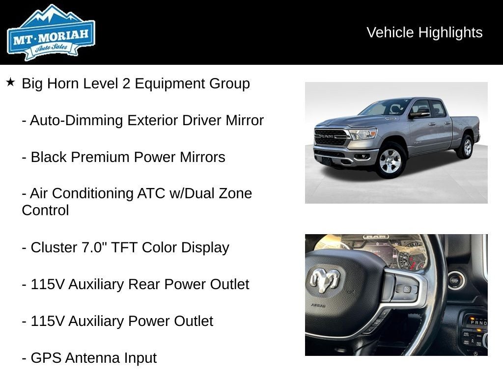 2022 RAM 1500 Big Horn/Lone Star