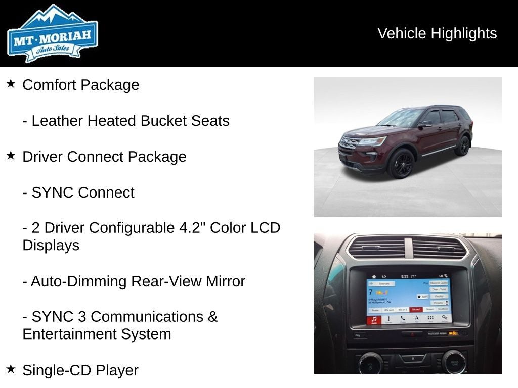 2018 Ford Explorer XLT