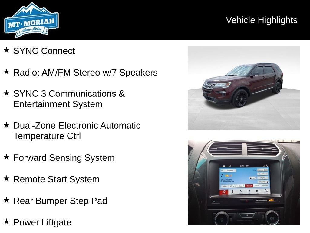 2018 Ford Explorer XLT