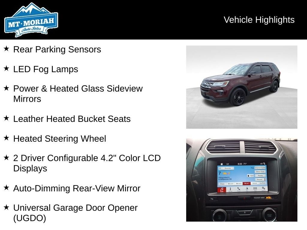 2018 Ford Explorer XLT