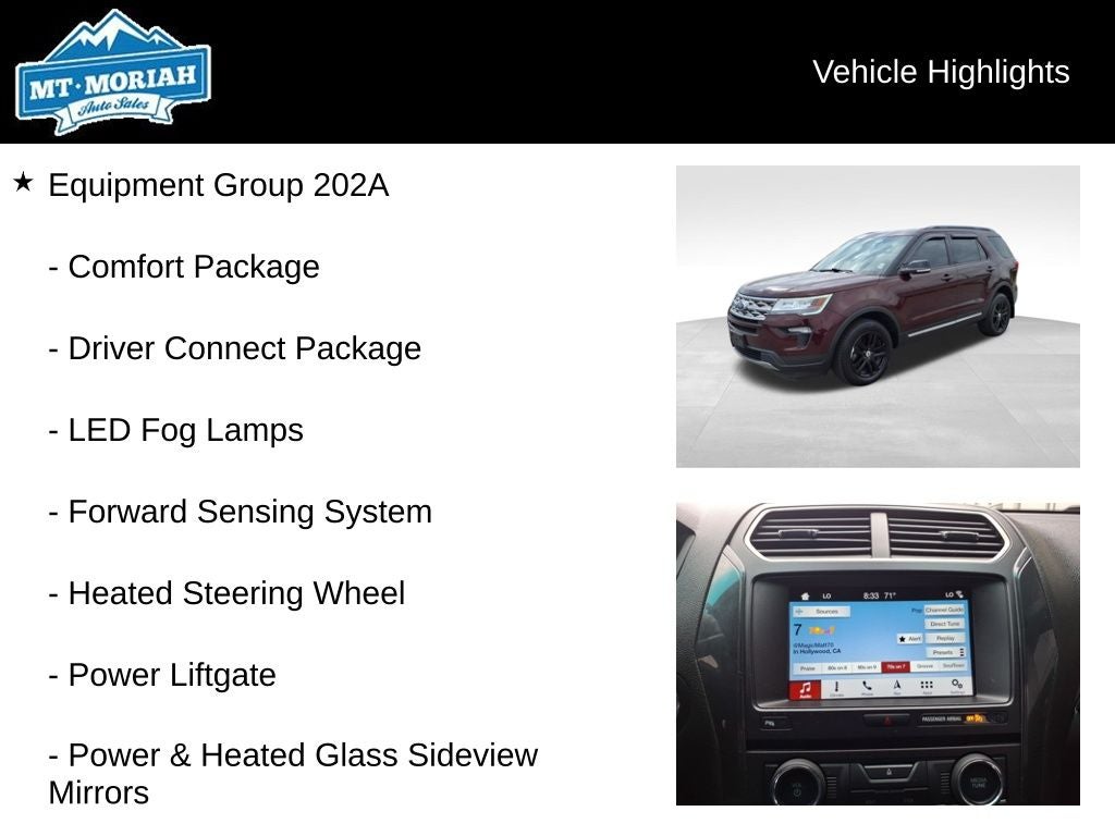 2018 Ford Explorer XLT