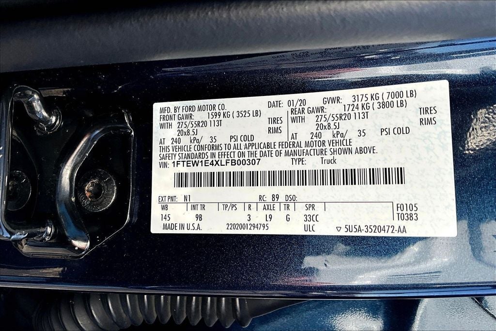 2020 Ford F-150 Platinum