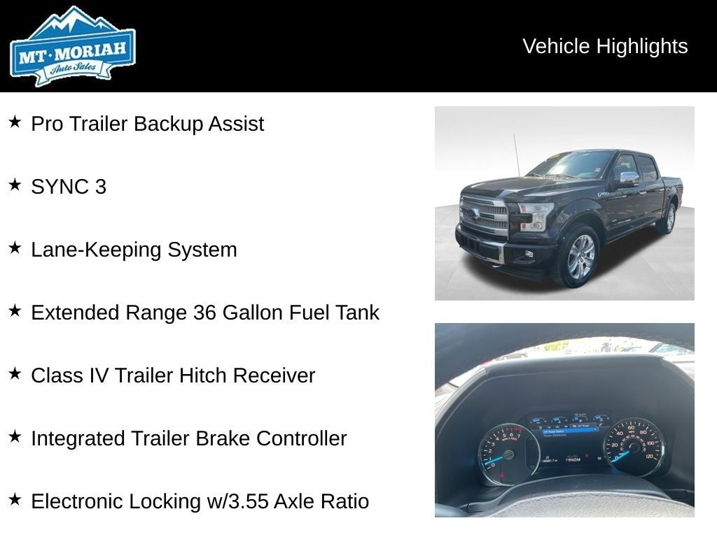 2017 Ford F-150 Platinum
