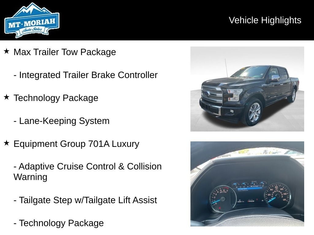 2017 Ford F-150 Platinum