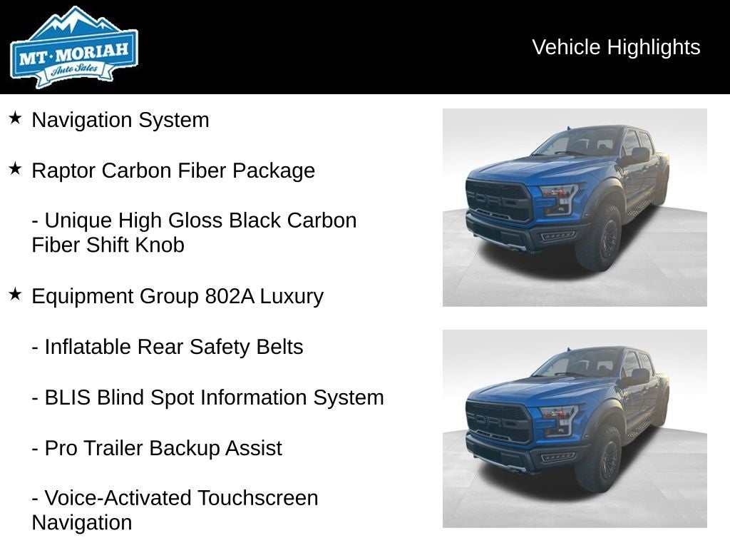 2020 Ford F-150 Raptor