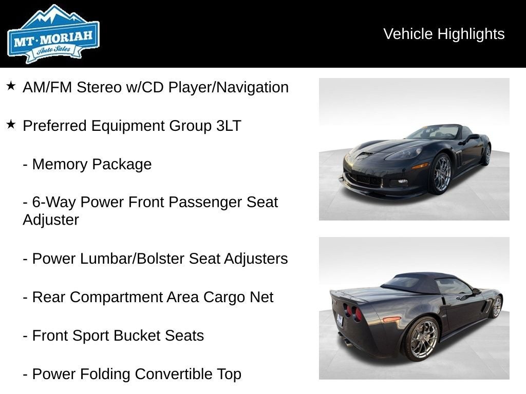 2013 Chevrolet Corvette Grand Sport 3LT