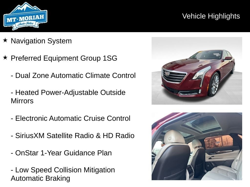 2017 Cadillac CT6 3.0L Twin Turbo Premium Luxury