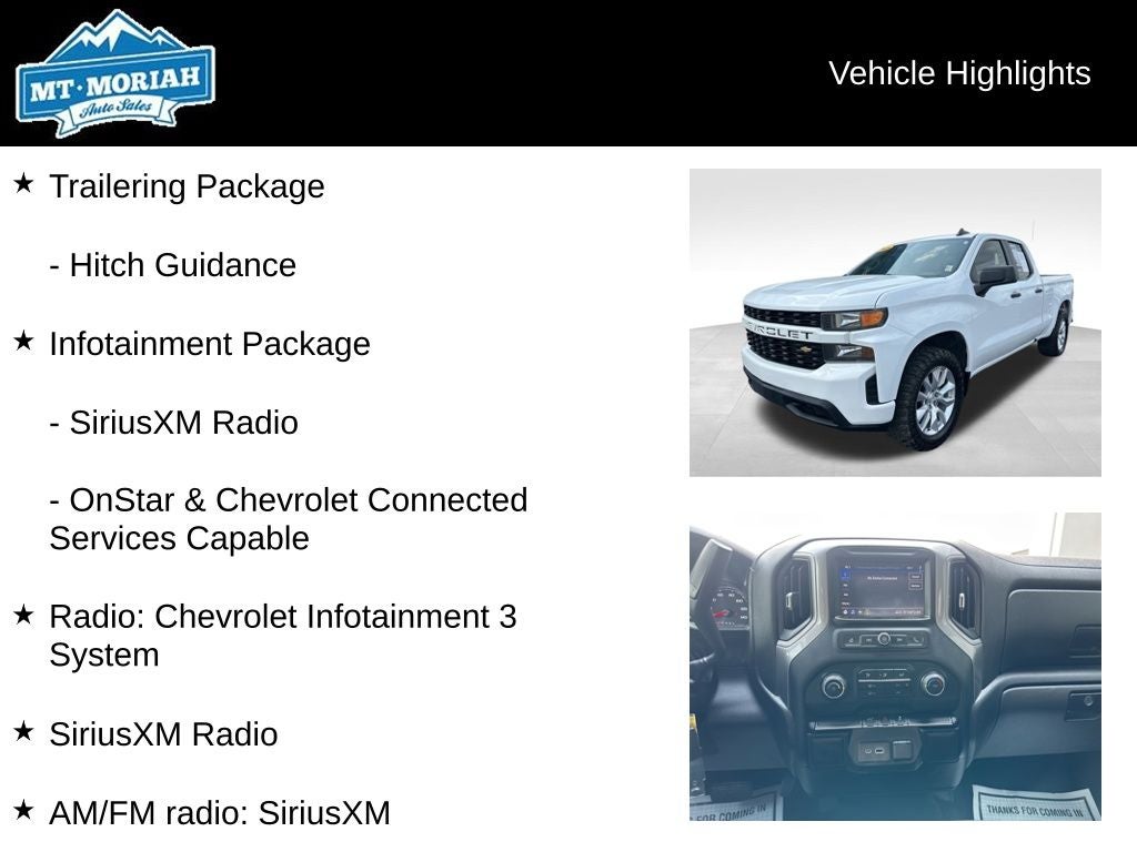 2021 Chevrolet Silverado 1500 Custom