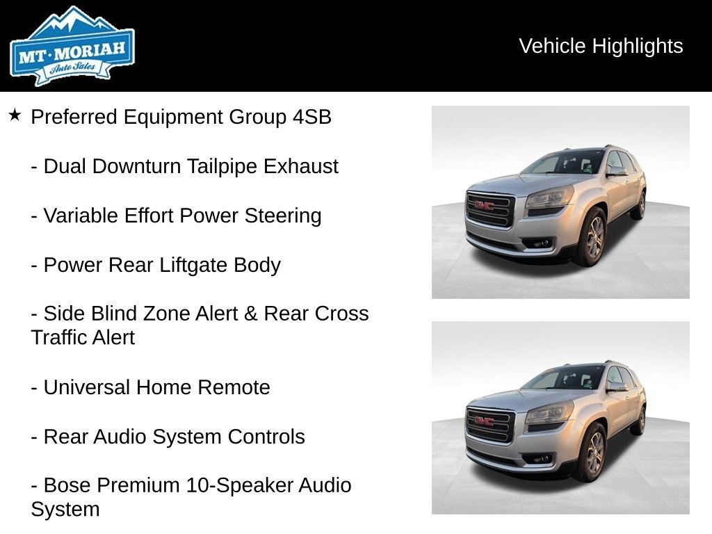 2014 GMC Acadia SLT-2