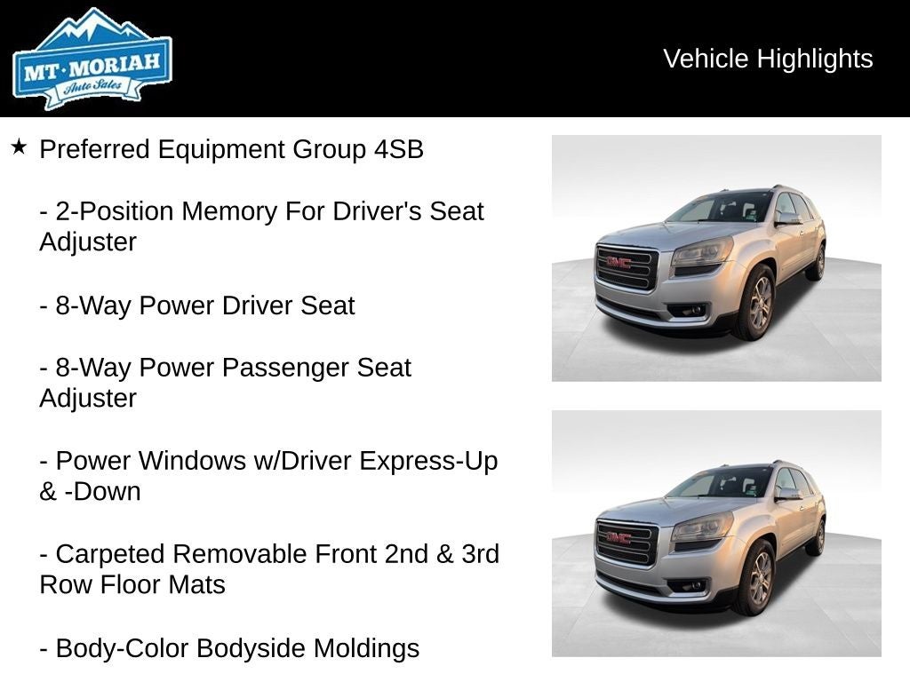 2014 GMC Acadia SLT-2