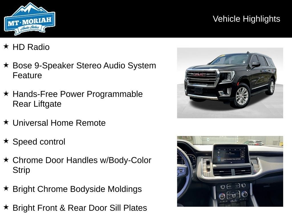 2021 GMC Yukon SLT