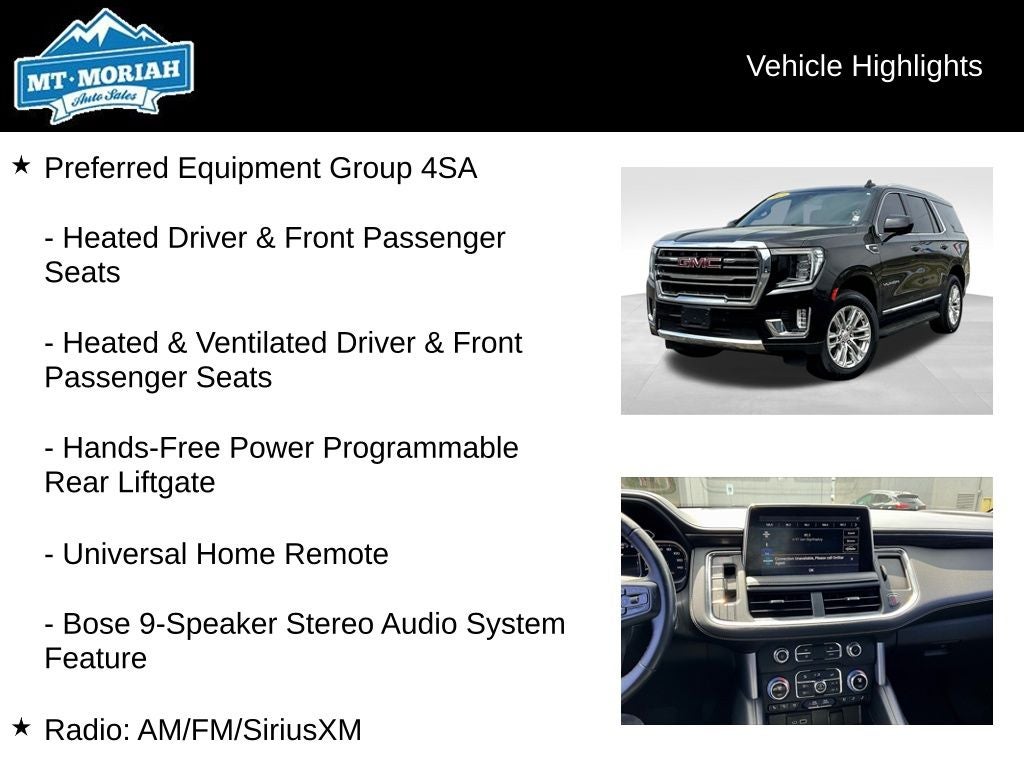 2021 GMC Yukon SLT