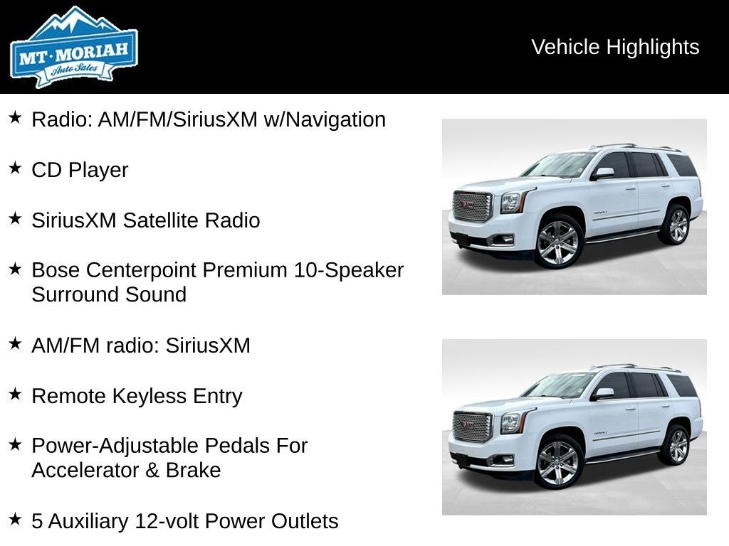 2017 GMC Yukon Denali