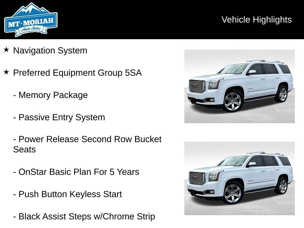 2017 GMC Yukon Denali