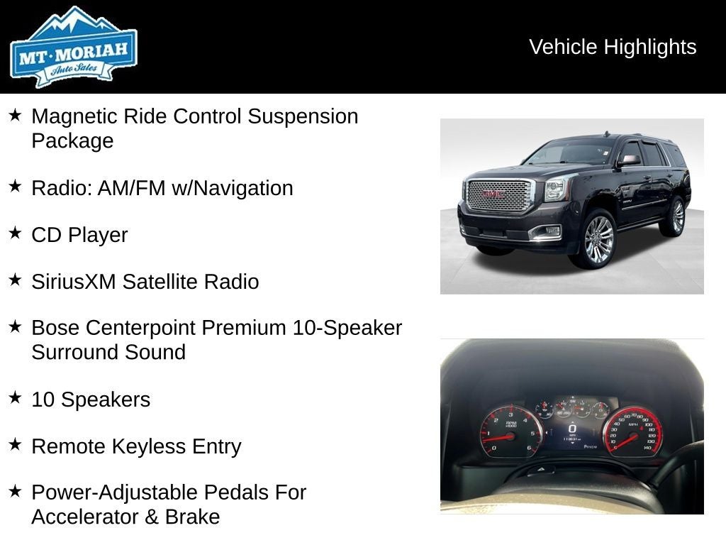 2016 GMC Yukon Denali