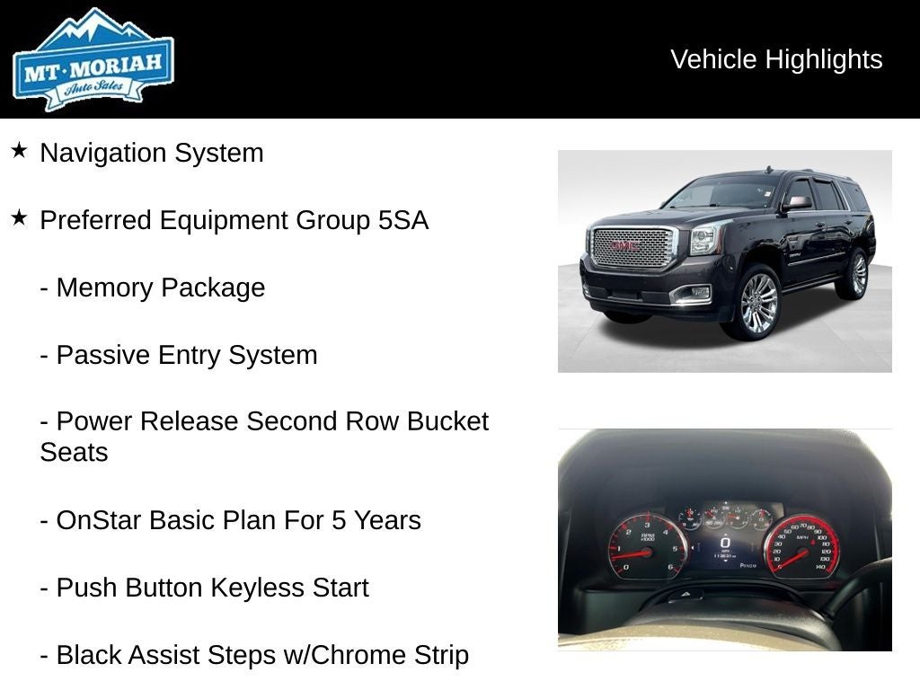 2016 GMC Yukon Denali