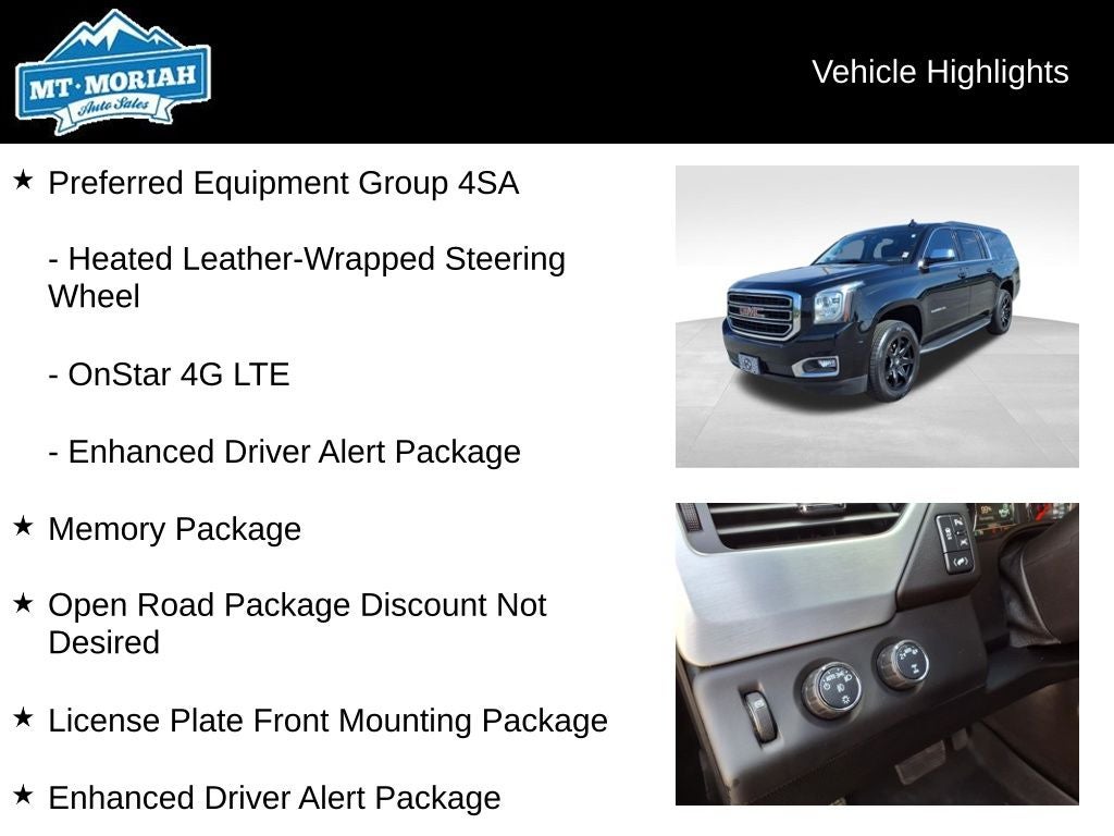 2018 GMC Yukon XL SLT