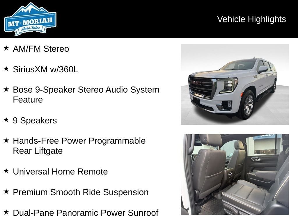 2022 GMC Yukon XL SLT