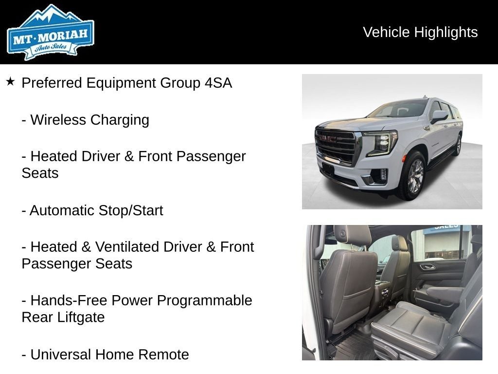 2022 GMC Yukon XL SLT