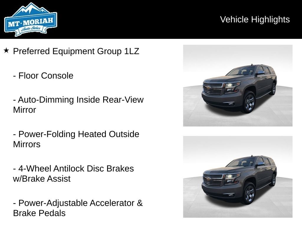 2018 Chevrolet Tahoe Premier