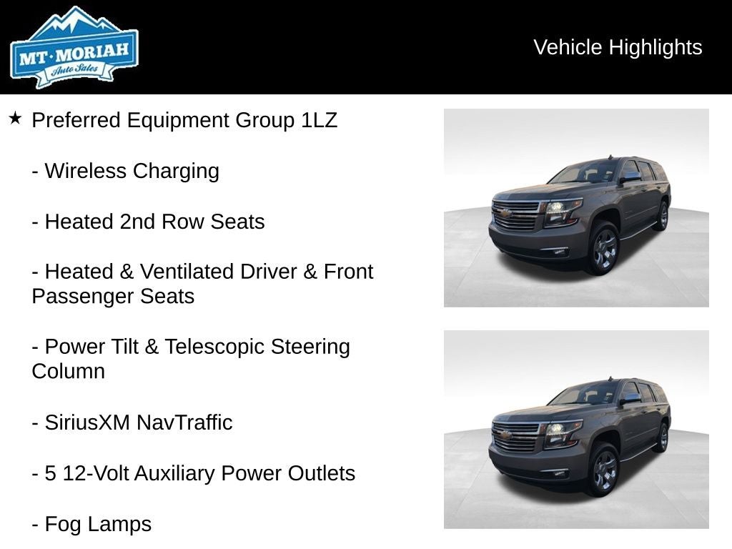 2018 Chevrolet Tahoe Premier