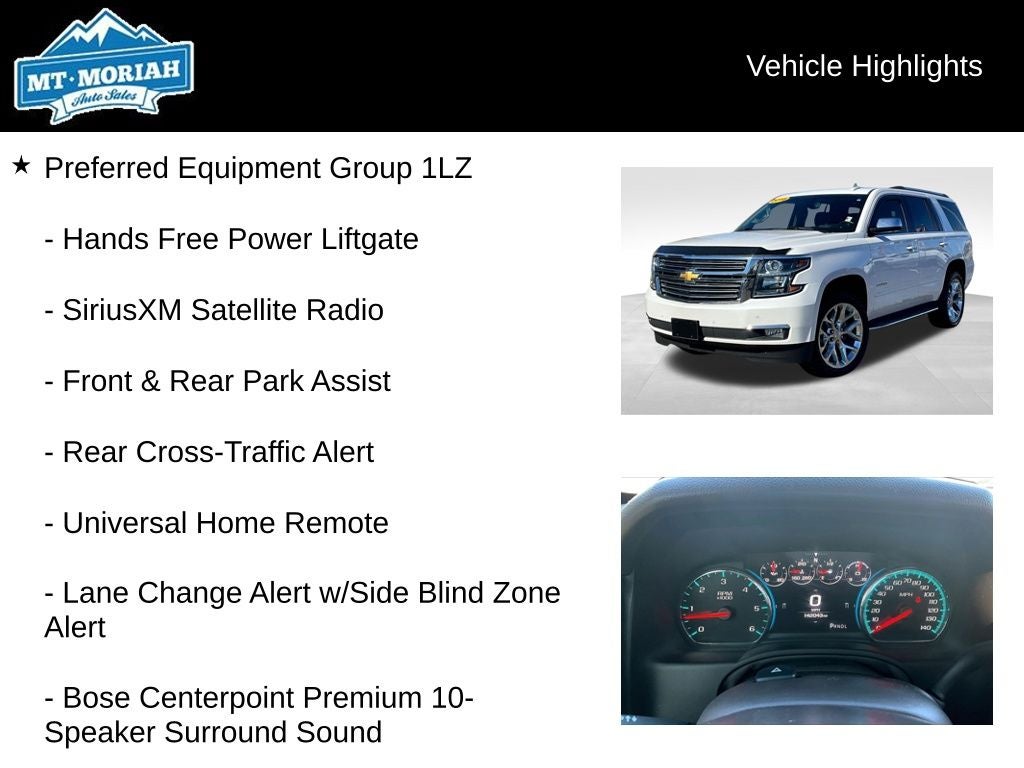 2018 Chevrolet Tahoe Premier