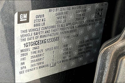 2016 GMC Canyon SLE1