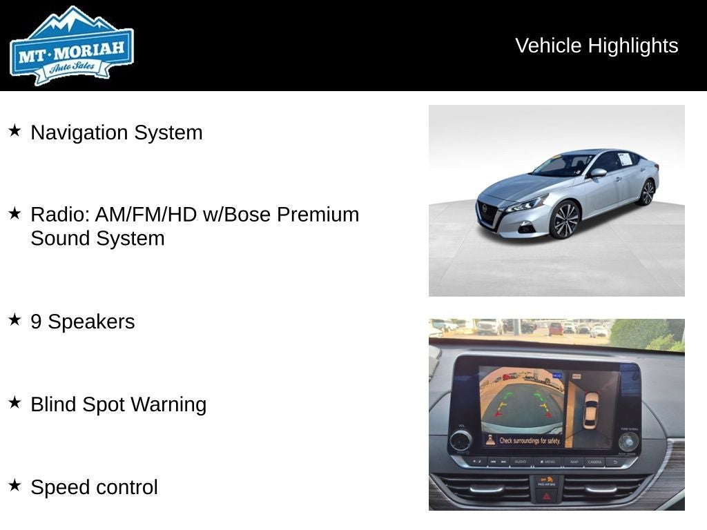 2019 Nissan Altima 2.5 Platinum