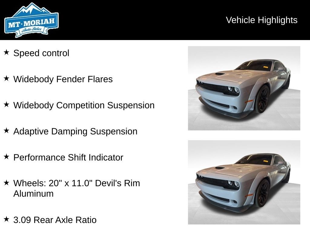 2021 Dodge Challenger R/T Scat Pack Widebody
