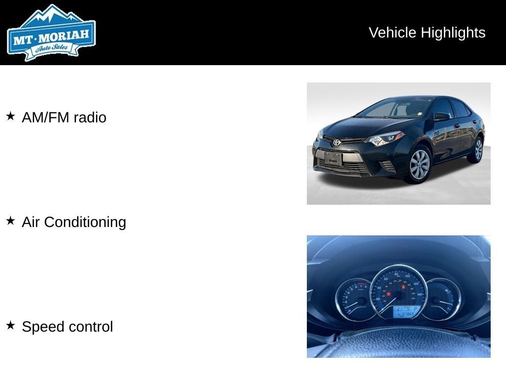 2014 Toyota Corolla LE