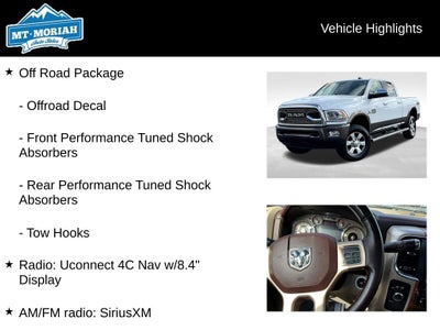 2018 RAM 2500 Laramie Longhorn