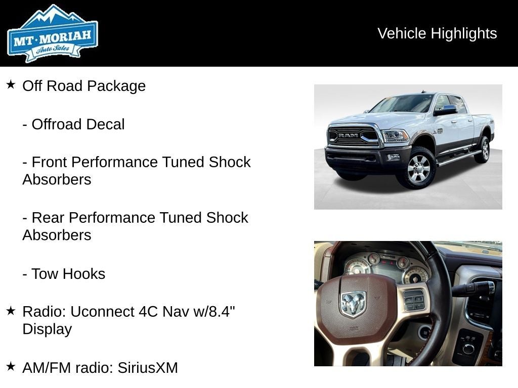 2018 RAM 2500 Laramie Longhorn