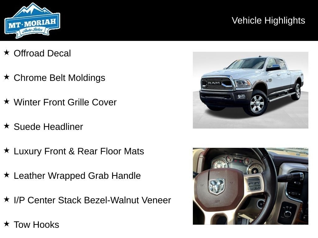 2018 RAM 2500 Laramie Longhorn