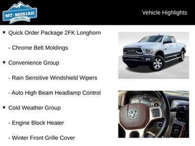 2018 RAM 2500 Laramie Longhorn