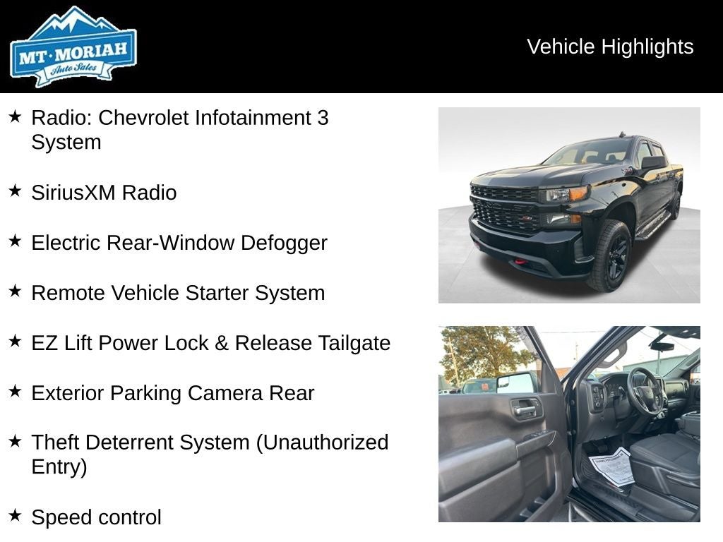 2020 Chevrolet Silverado 1500 Custom Trail Boss