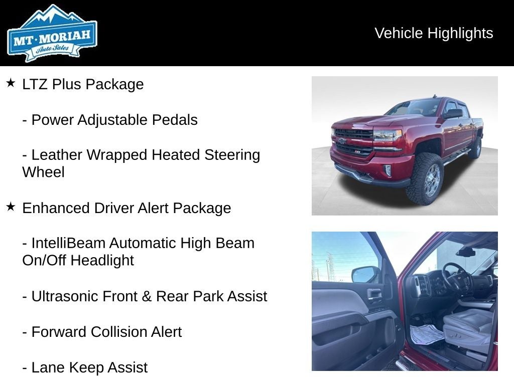 2018 Chevrolet Silverado 1500 LTZ 2LZ