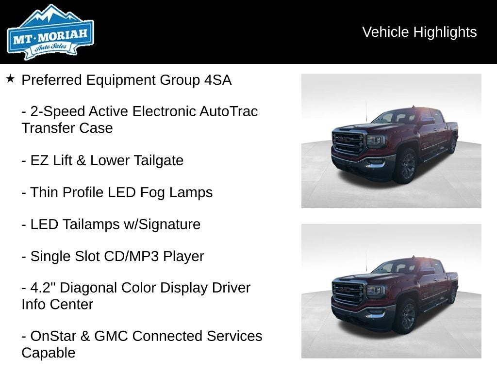 2018 GMC Sierra 1500 SLT