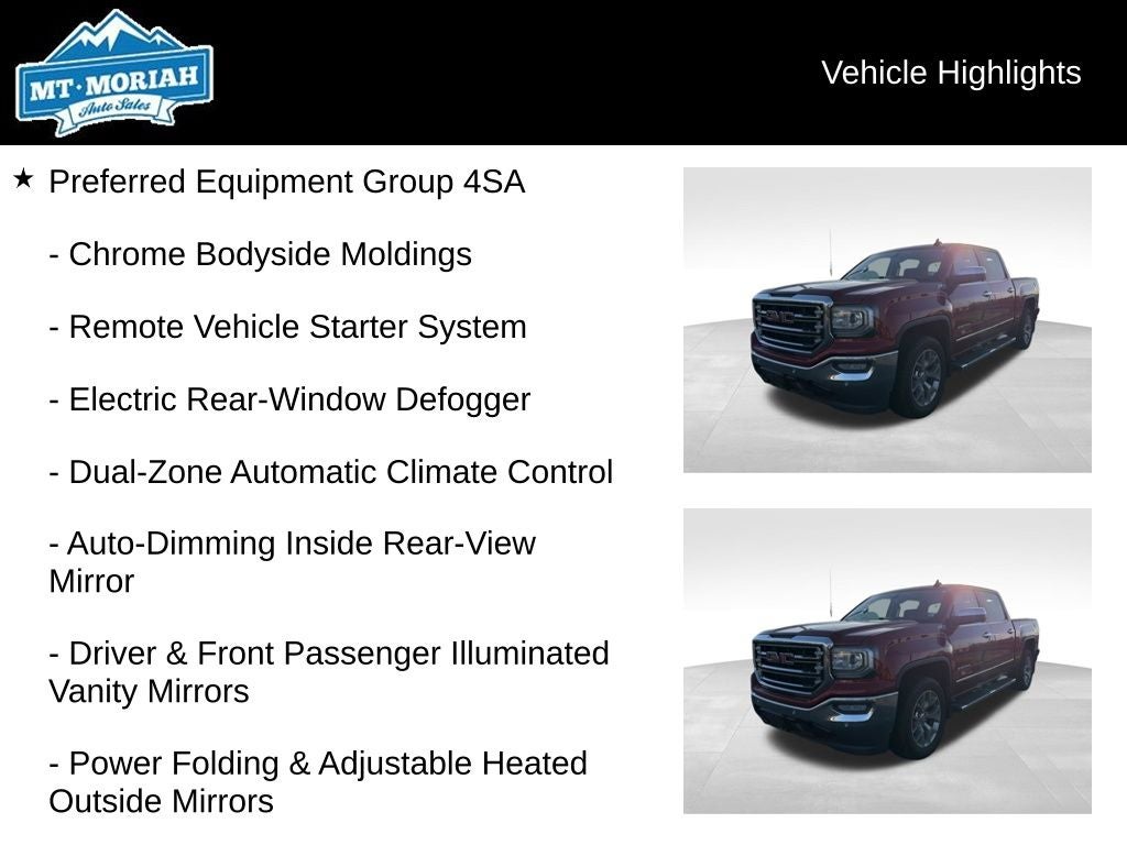 2018 GMC Sierra 1500 SLT