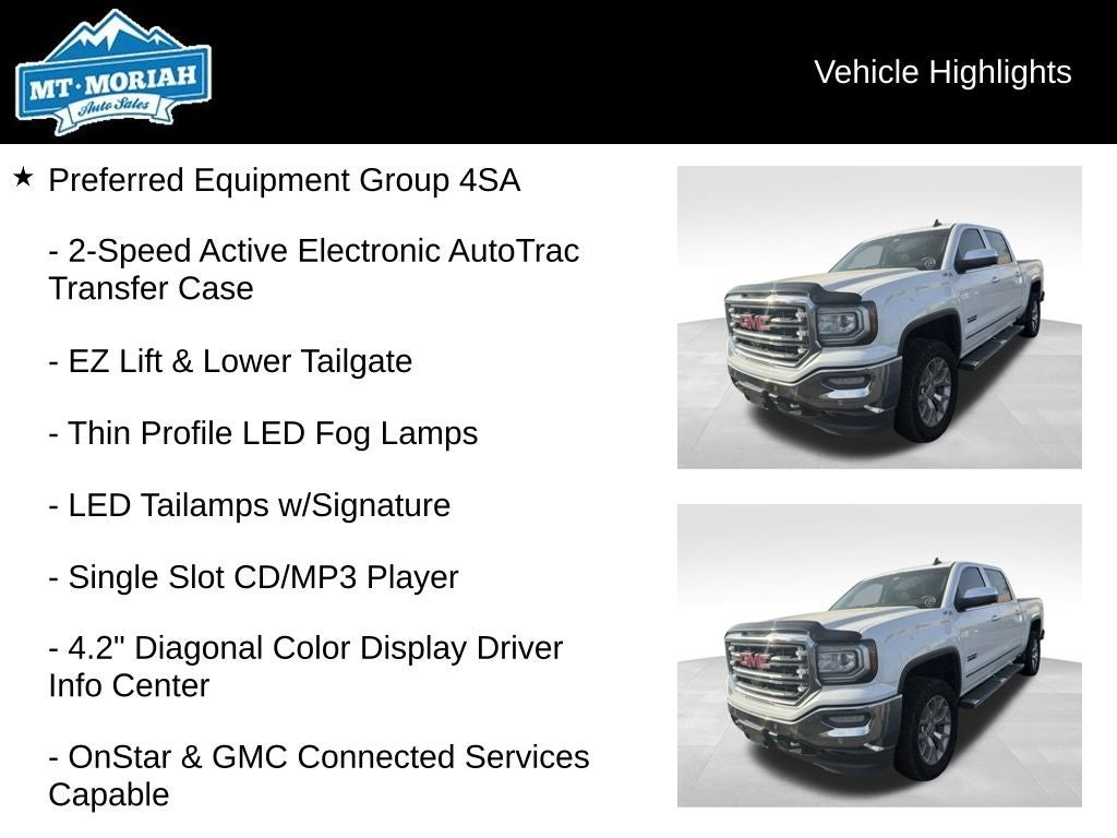 2018 GMC Sierra 1500 SLT