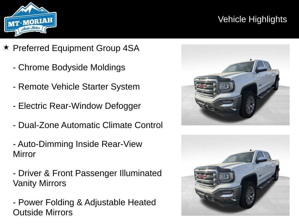 2018 GMC Sierra 1500 SLT