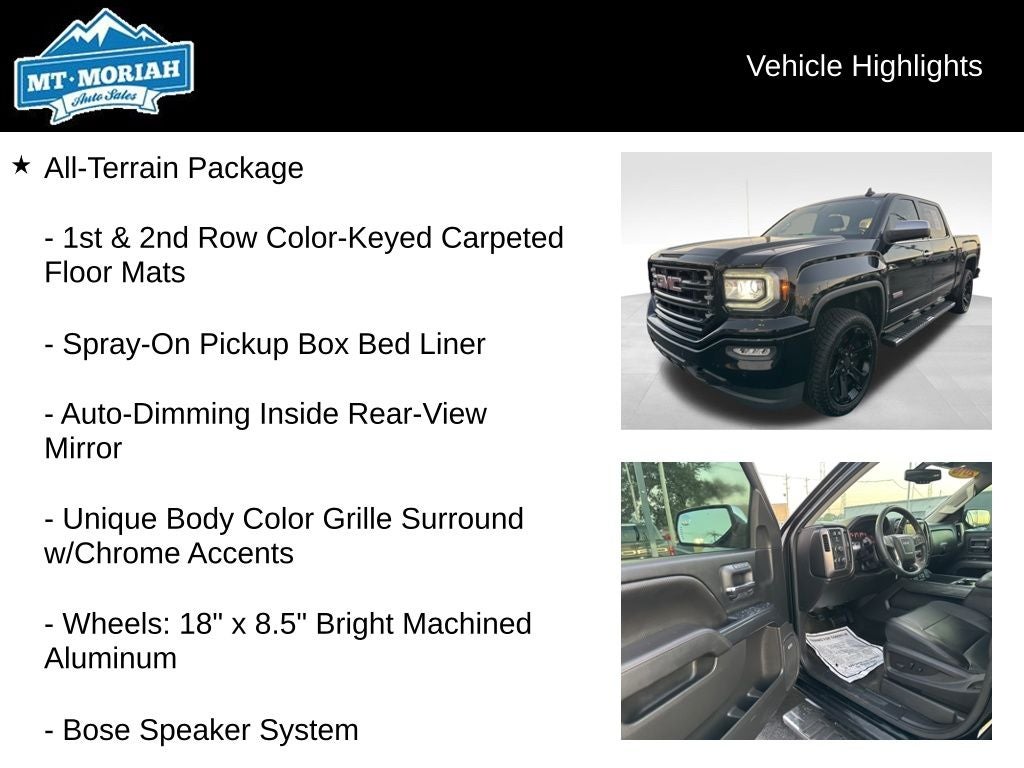 2016 GMC Sierra 1500 SLT