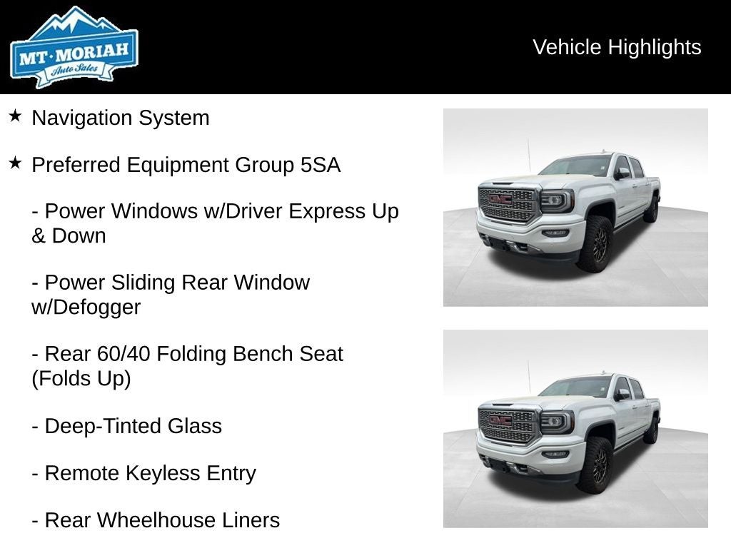 2017 GMC Sierra 1500 Denali