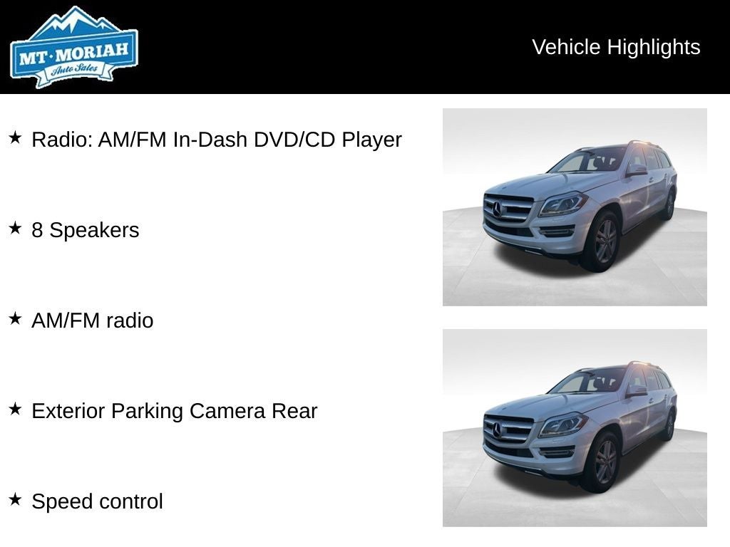 2015 Mercedes-Benz GL-Class GL 450 4MATIC®
